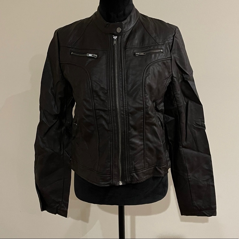 Faux Leather Jacket